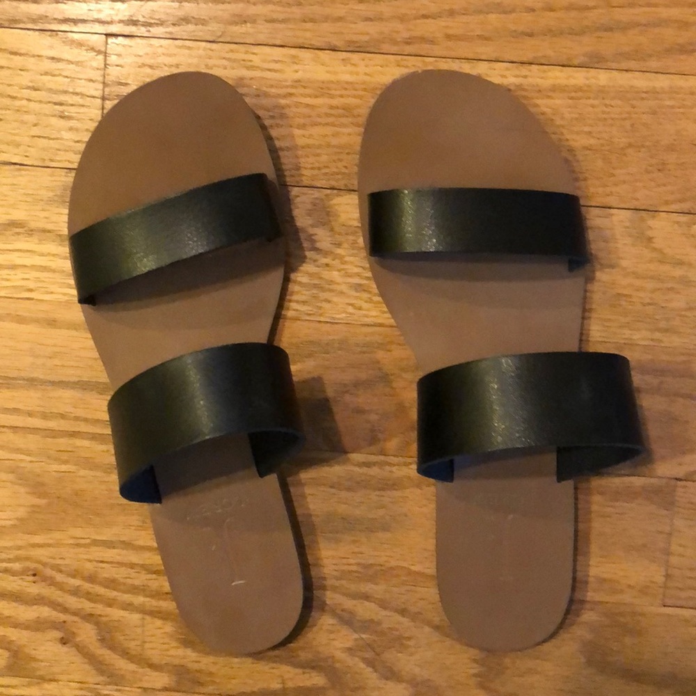 J. Crew Black Sandals